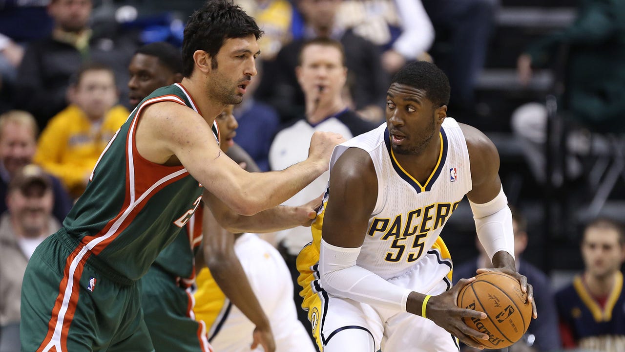 Roy Hibbert leads Pacers past Bucks, 101-96